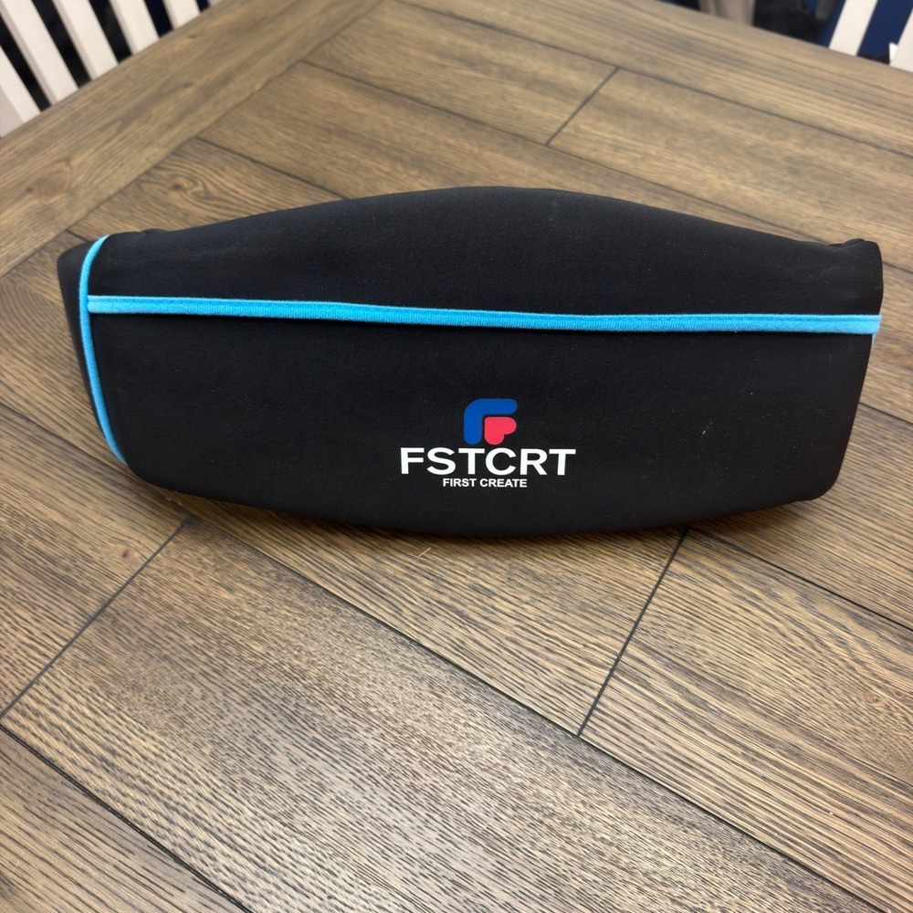FSTCRT Padded Lumbar Adult Swim Belt Black Turquoise Adjustable Buckll